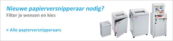 Papierversnipperaar-Banner Home - Keuzehulp